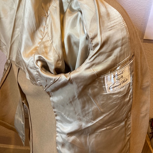 Vintage Camel Wool Blazer Jacket Derby of San Francisco - Picture 9 of 13